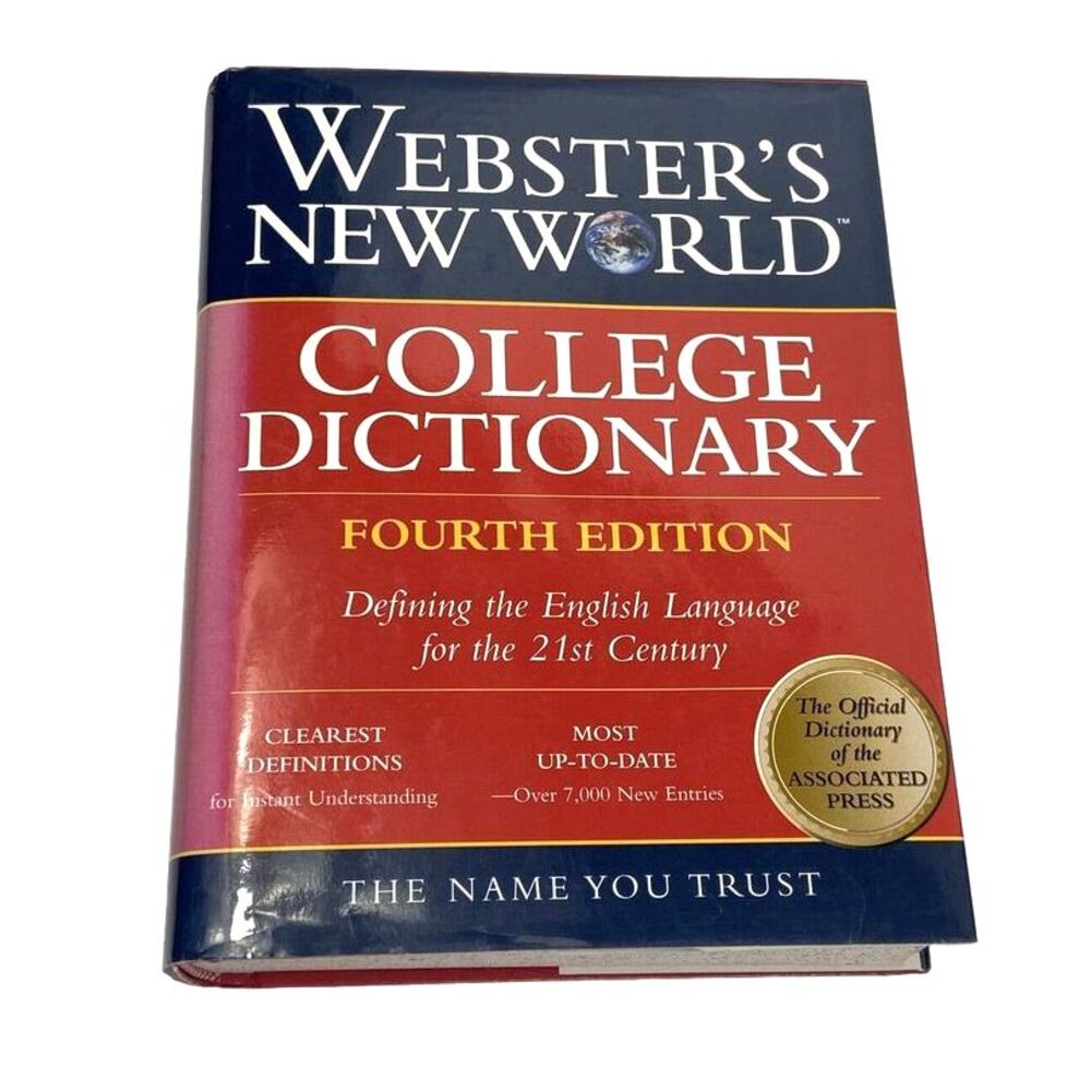 Webster's New World College Dictionary, Four Edition Book Hardcover